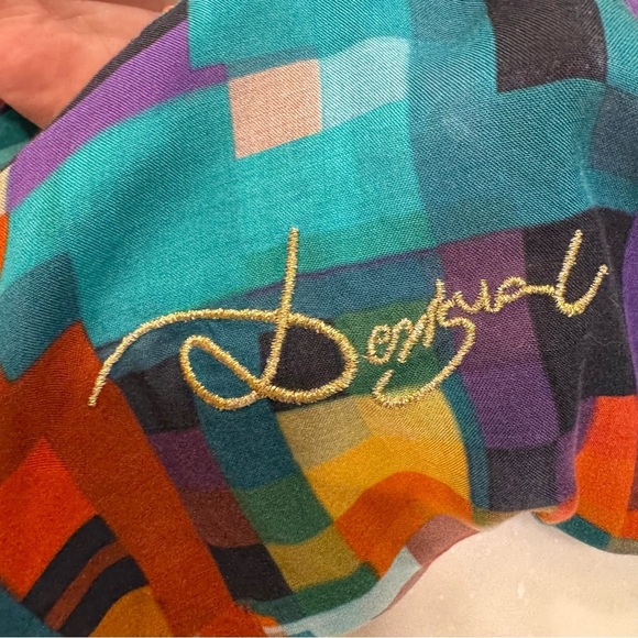 Desigual Women’s Camelia blouse Sz M button down roll tab sleeve - Picture 10 of 12